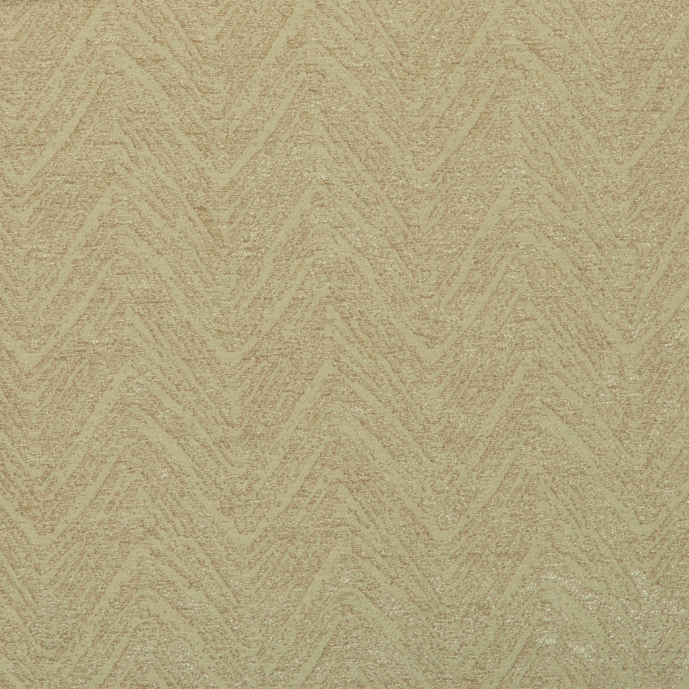 QUEZZ: Vista Upholstery Wavy Furnishing Fabric; 137cm, Cream/Brown 1