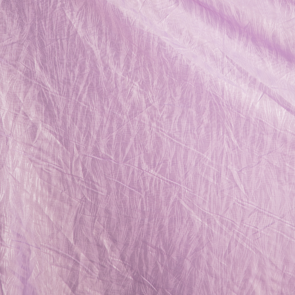 Fiji Collection : Embossed Plain Voile Fabric; 280cm,Purple 1