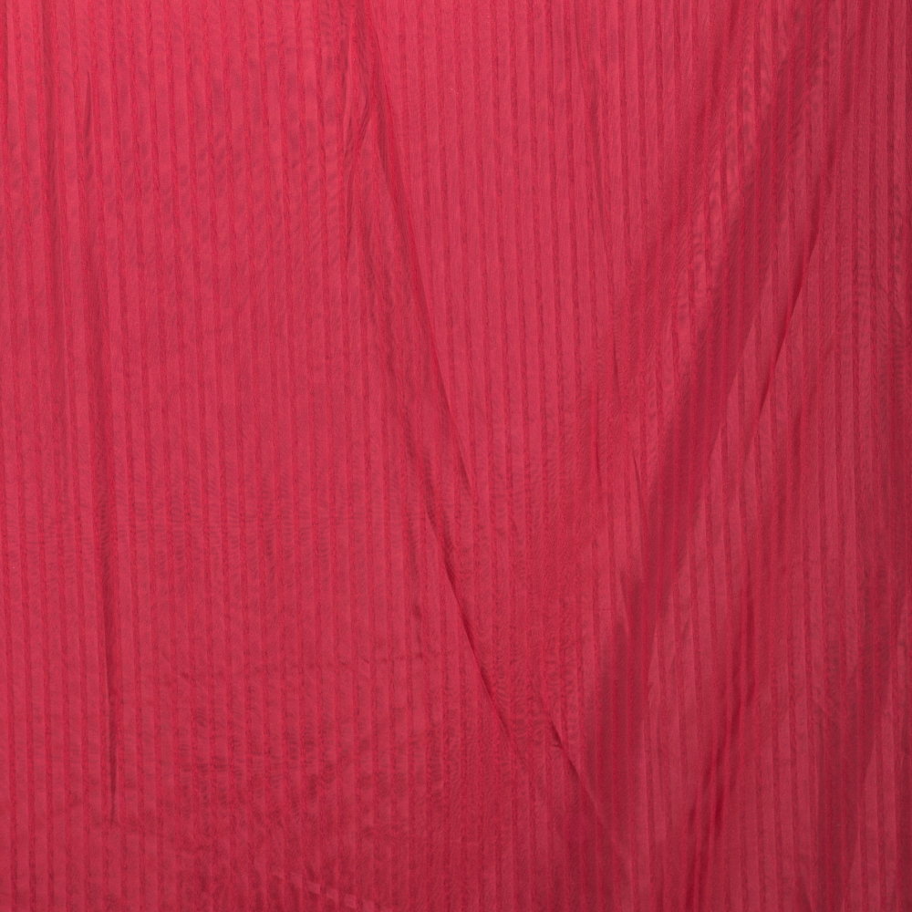 GS2004: Shaoxing  Striped Voile Fabric; 280cm, Red 1