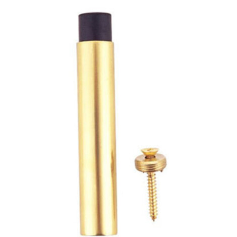 Brass Pillar Shape Door Stopper; SNP 1