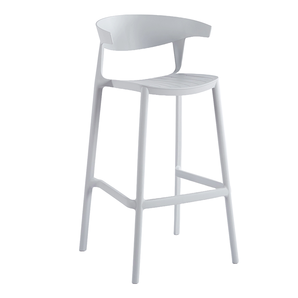 High Bar Chair; (51x47x88)cm, Grey 1