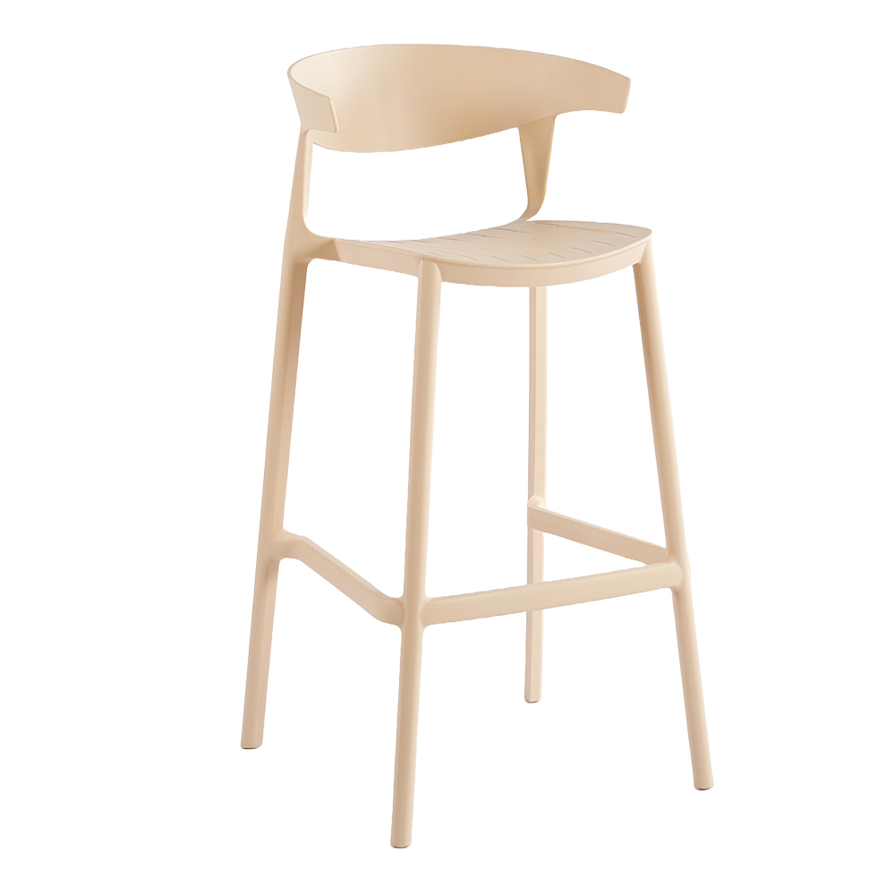 High Bar Chair; (51x47x88)cm, Apricot 1