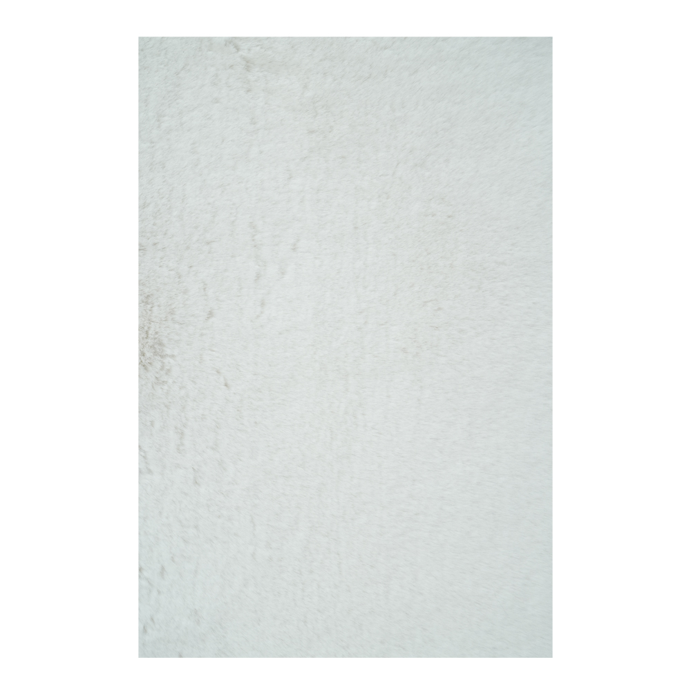 WUHU: Faux Fur Carpet Rug; (150×200)cm, White 1