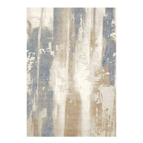 Cornelia 3600 Abstract Pattern Carpet Rug; (100×150)cm, Blue/Brown/Beige 1