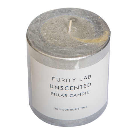 Scented pillar candle-Rustic Finish; 7