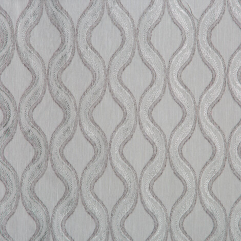 SAGE: VISTA Trellis Pattern Upholstery  Furnishing Fabric; 280cm, Grey 1