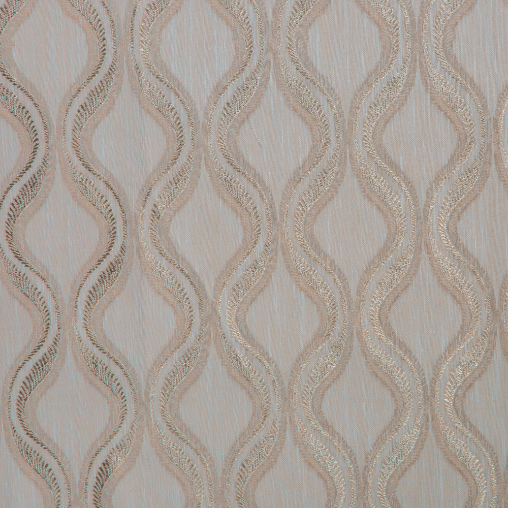 SAGE: VISTA Trellis Pattern Upholstery Furnishing Fabric; 280cm, Brown 1