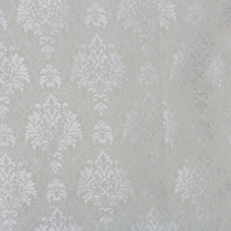 SAGE: VISTA  Floral Pattern Upholstery Furnishing Fabric; 280cm, White 1