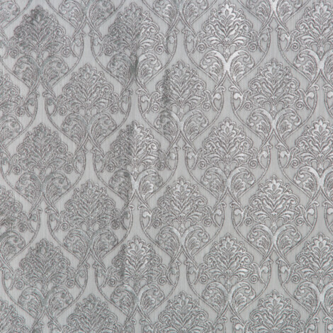 SAGE: VISTA Floral Pattern Upholstery Furnishing Fabric; 280cm, Grey 1