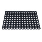 Rubber Floor Mat;(80x60x2)cm, Black