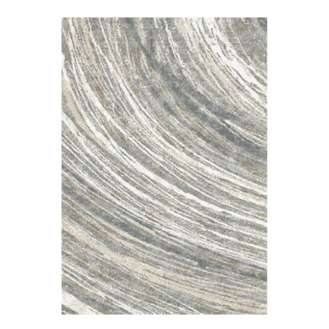 Cornelia 3600 Curved Stripes Pattern Carpet Rug; (300×400)cm, Grey 1