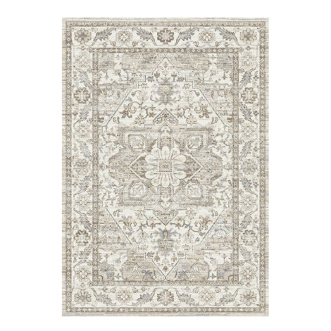 Cornelia 3600 Floral Pattern Carpet Rug; (300×400)cm, Beige/Blue 1