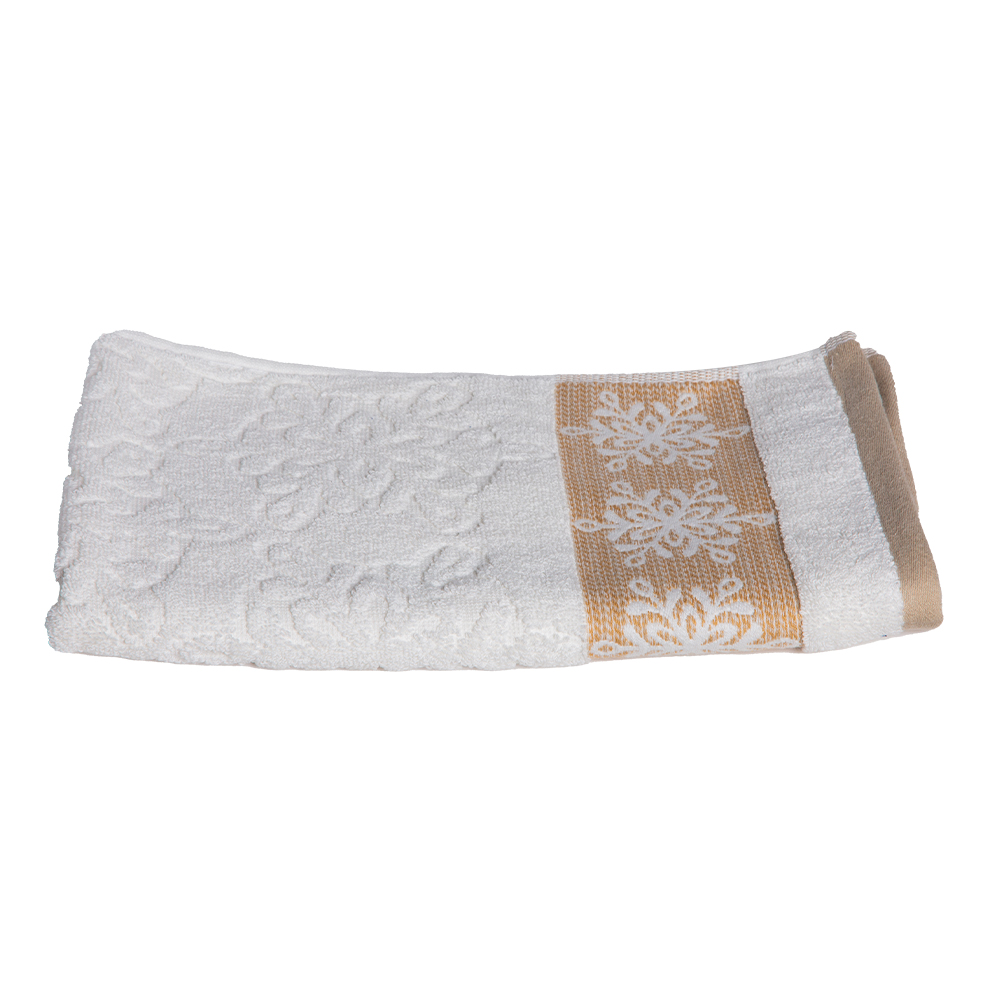 Flake Hand Towel; (41x66)cm, White