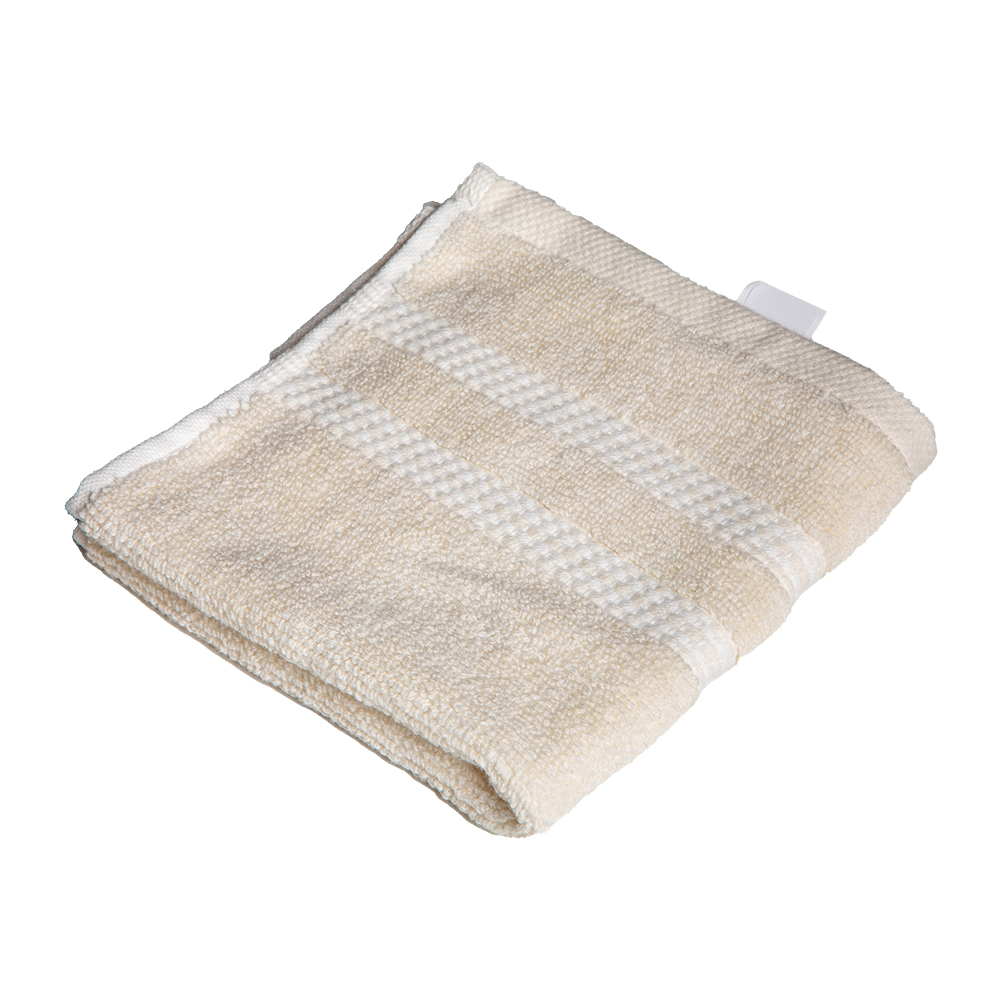 Face Towel, Melange Design; (33×33)cm, Beige 1