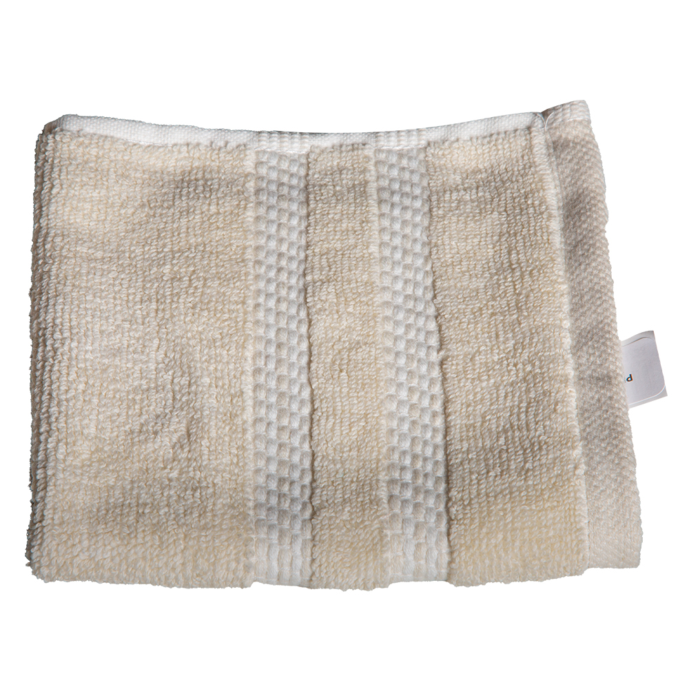 Face Towel, Melange Design; (33x33)cm, Beige