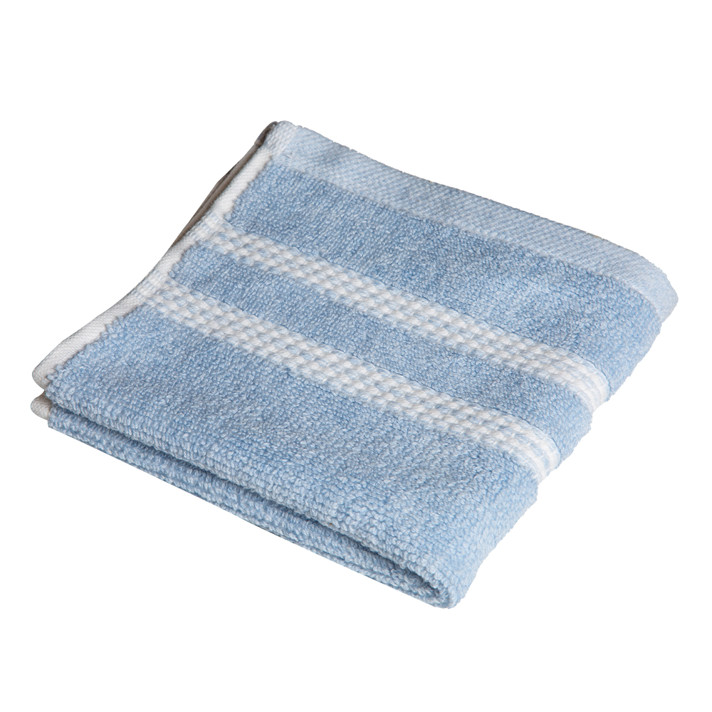 Face Towel, Melange Design; (33×33)cm, Blue 1