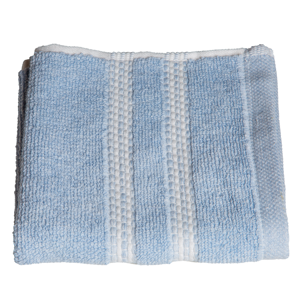 Face Towel, Melange Design; (33x33)cm, Blue