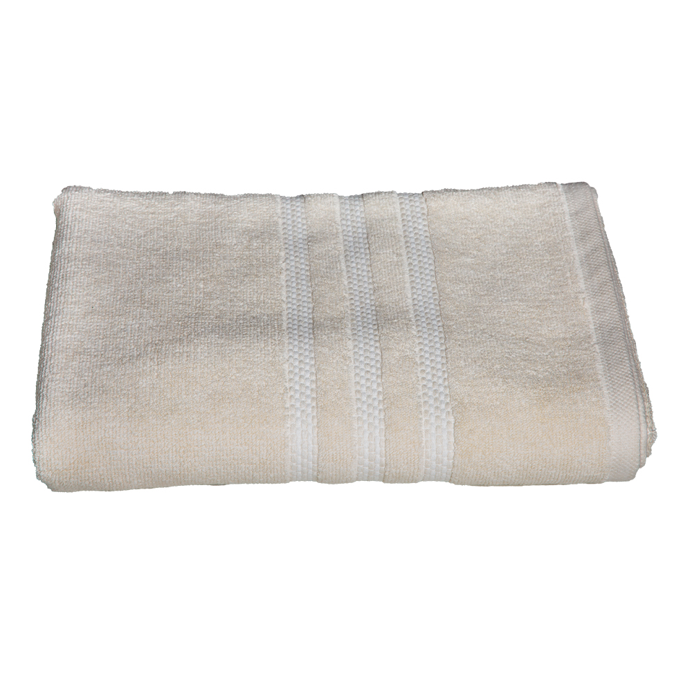 Bath Towel, Melange Design; (70x140)cm, Beige