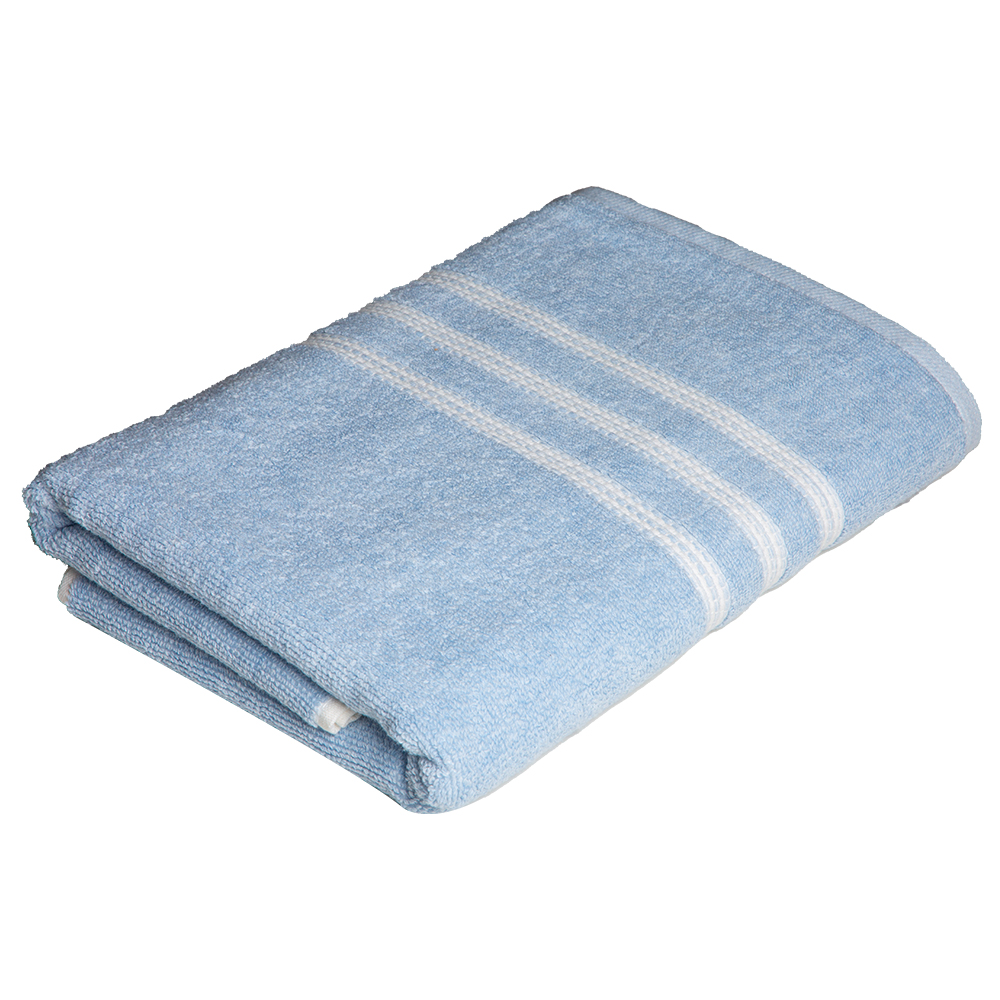 Bath Towel, Melange Design; (70×140)cm, Blue 1