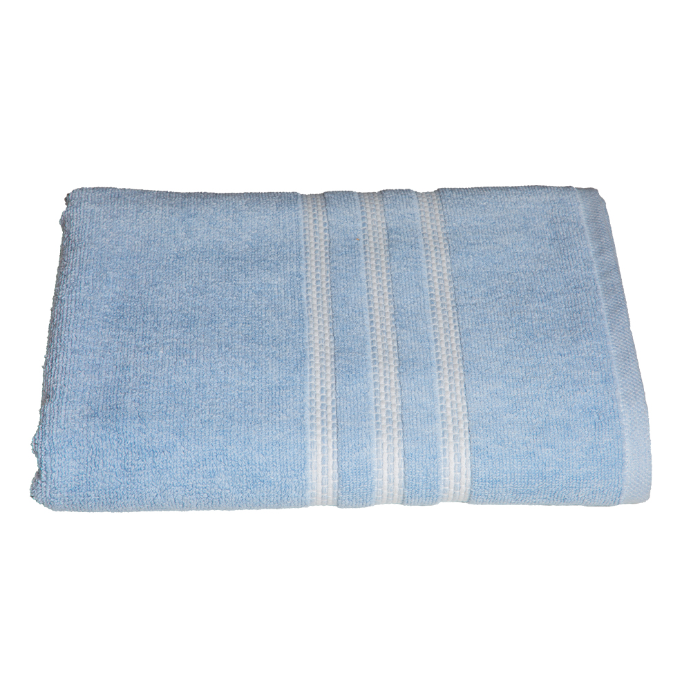 Bath Towel, Melange Design; (70x140)cm, Blue