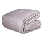 King Comforter, Cotton Stripe Sateen; (220x240)cm 1pc, Sand