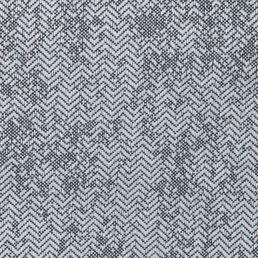 Jubilee Collection: Polyester Zigzag Patterned Jacquard Fabric; 280cm, White/Black 1