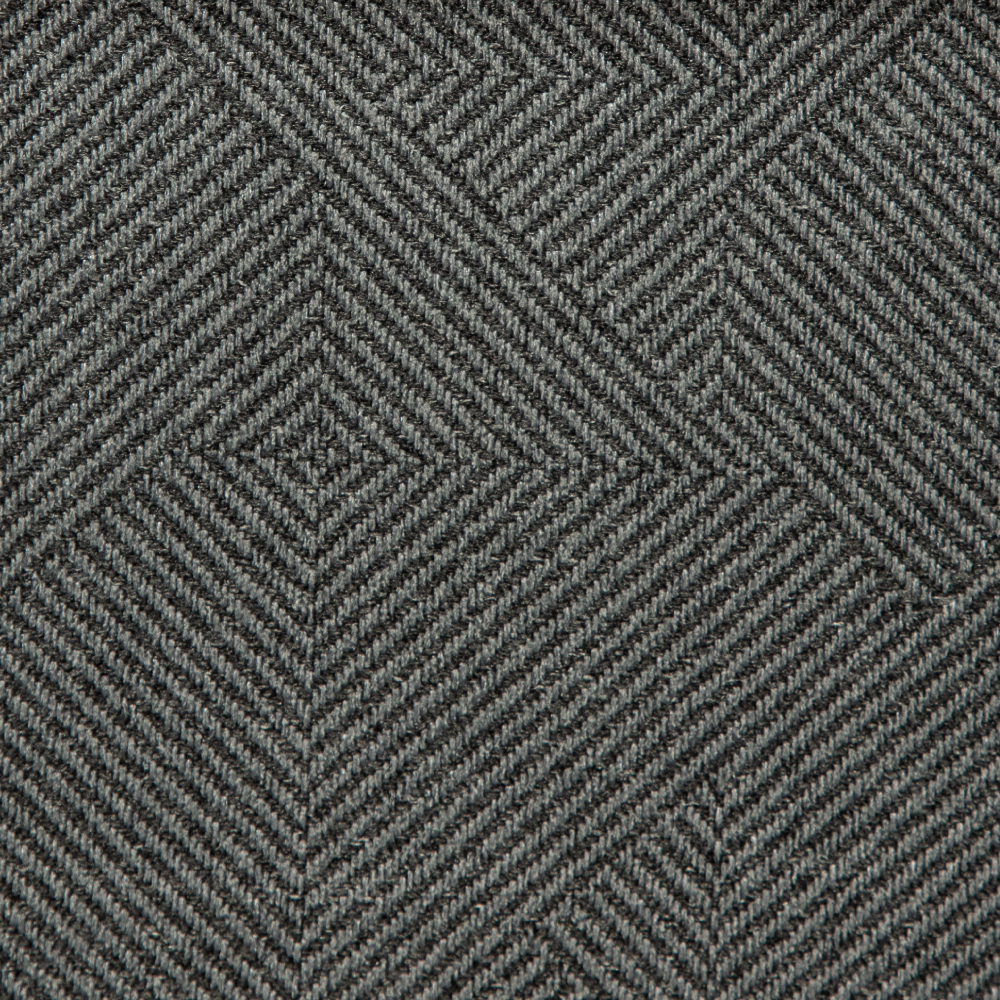 Jubilee Collection: Polyester Geometric Patterned Jacquard Fabric; 280cm, Grey/Black 1