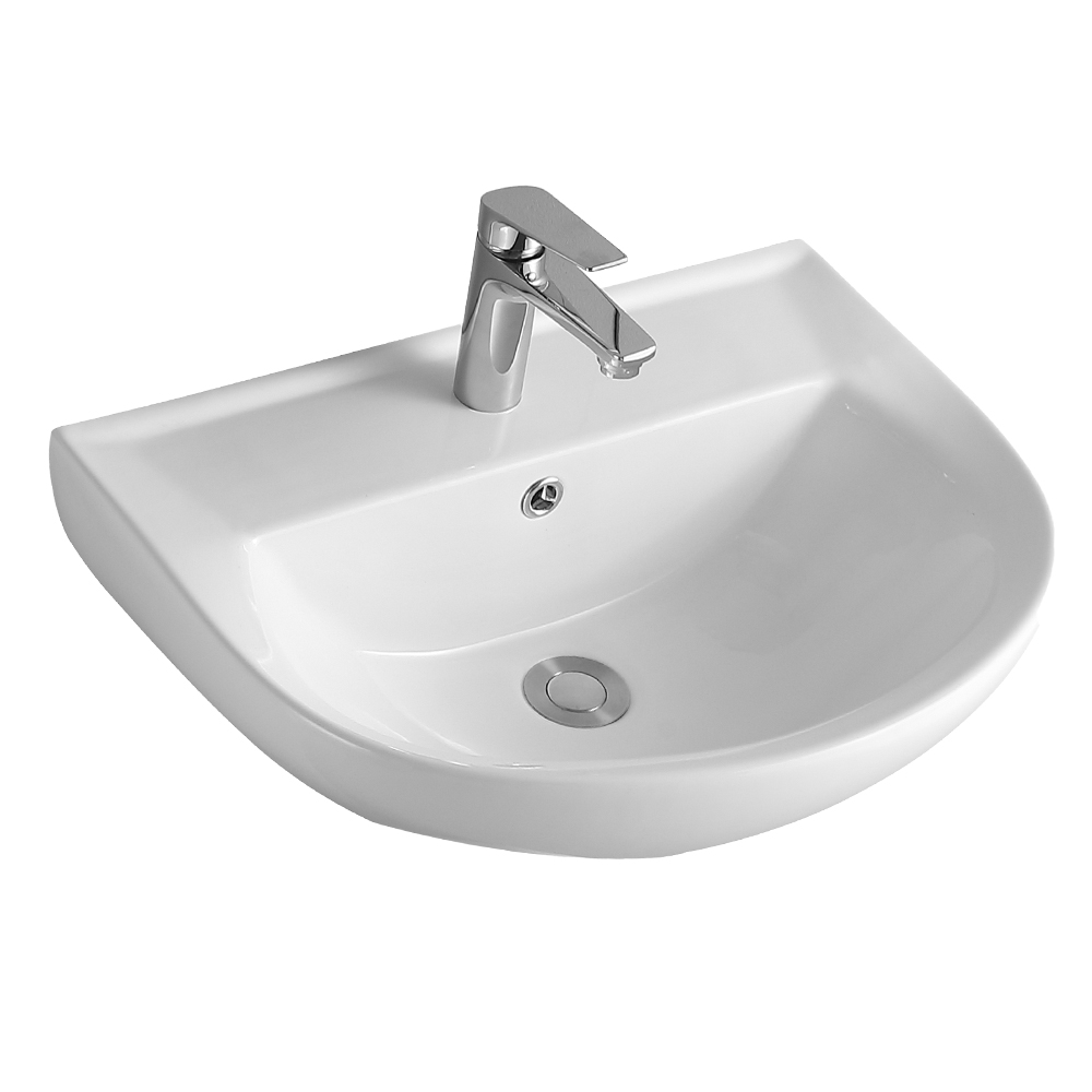 Tapis Studio: Washbasin; 55.5cm, White