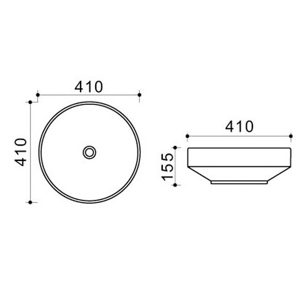 Tapis: Stripe Art Countertop Washbasin; (41x41x15.5)cm, Gold