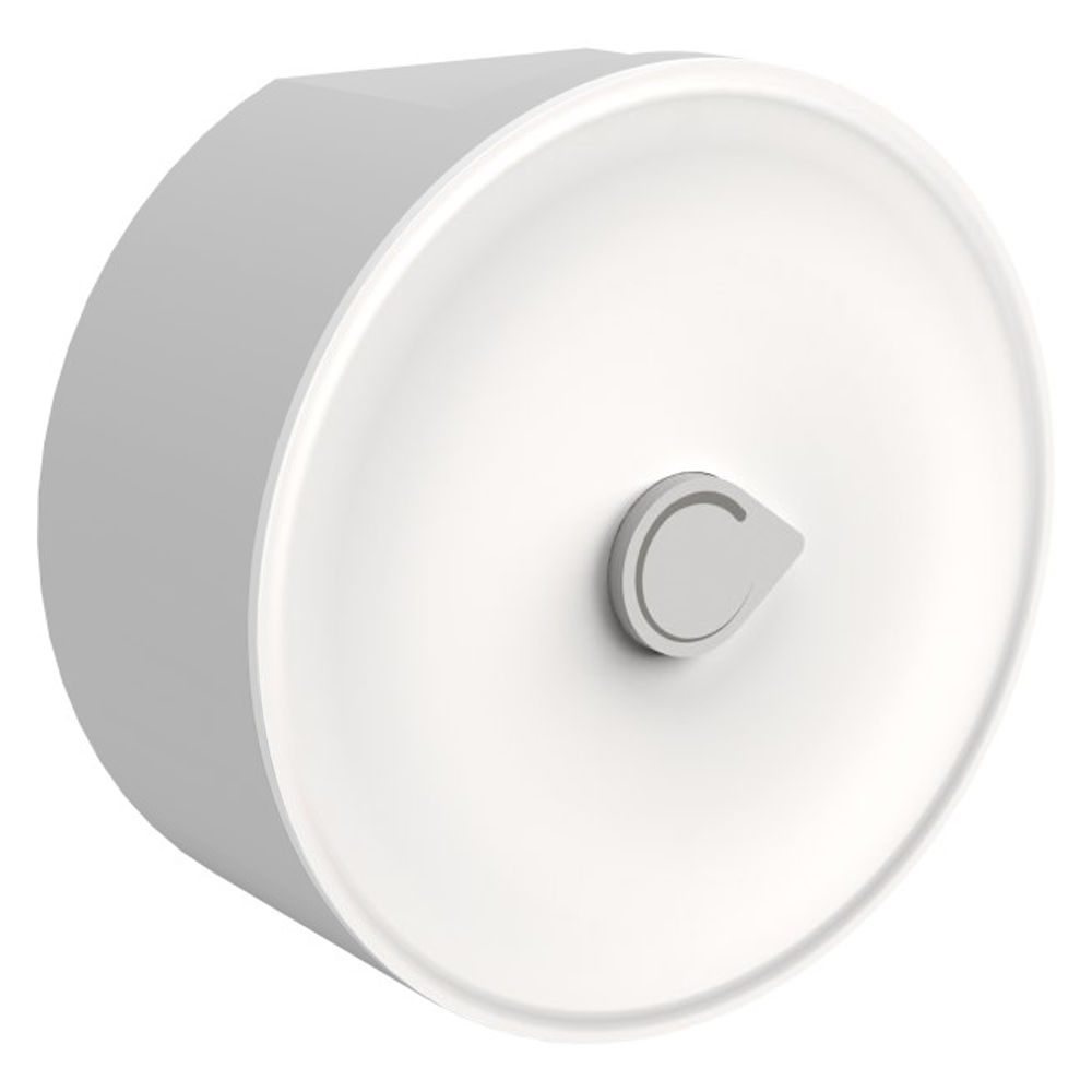 Toilet Roll Holder/Dispenser; White 1