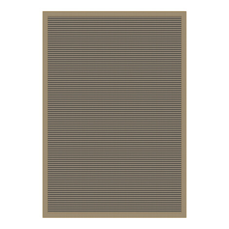 Oriental Weavers: Oria Stripe Bordered Pattern Carpet Rug; (80×150)cm, Black 1