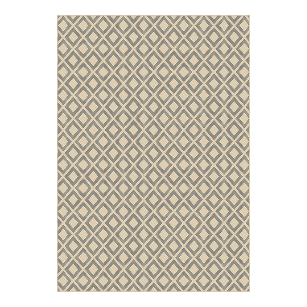 Oriental Weavers: Oria Diamond Patterned Carpet Rug; (160×230)cm, Grey/Cream 1