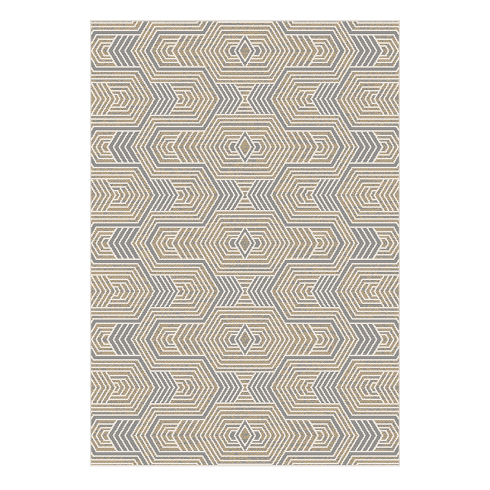 Oriental Weavers: Oria Geometric Patterned Carpet Rug; (160×230)cm, Grey/Cream 1