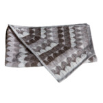 Cannon: Bath Towel, Waves Design: (70x140)cm, Grey