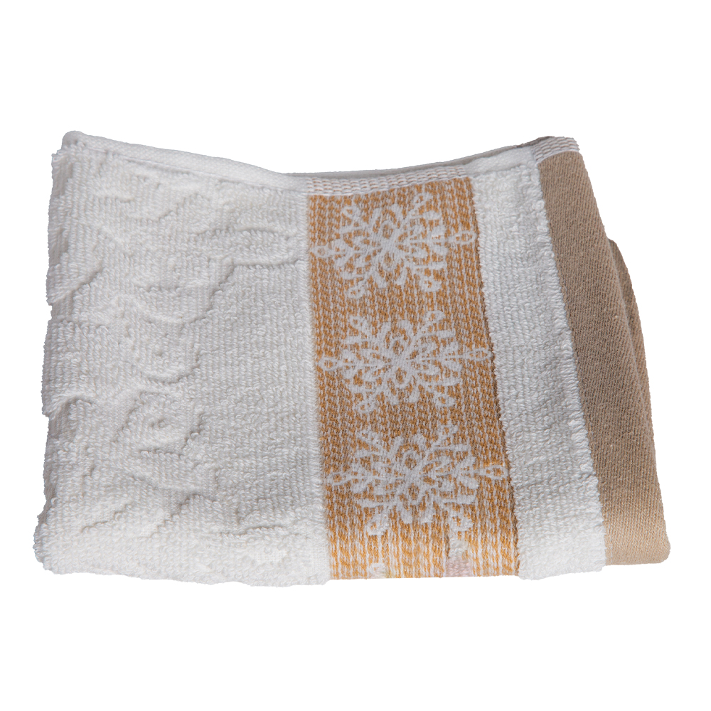 Cannon: Flake Face Towel; (33x33)cm, White