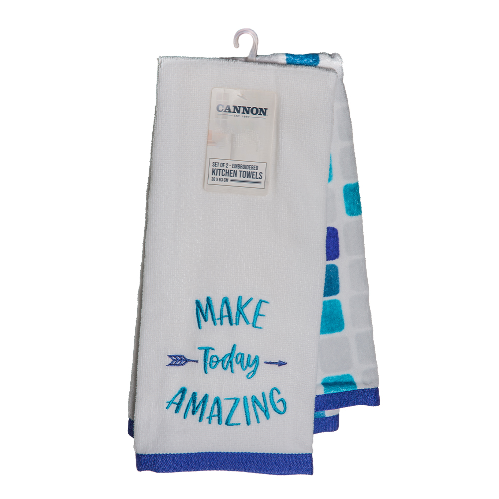 Kitchen Towel Set, 2pc; (38×63