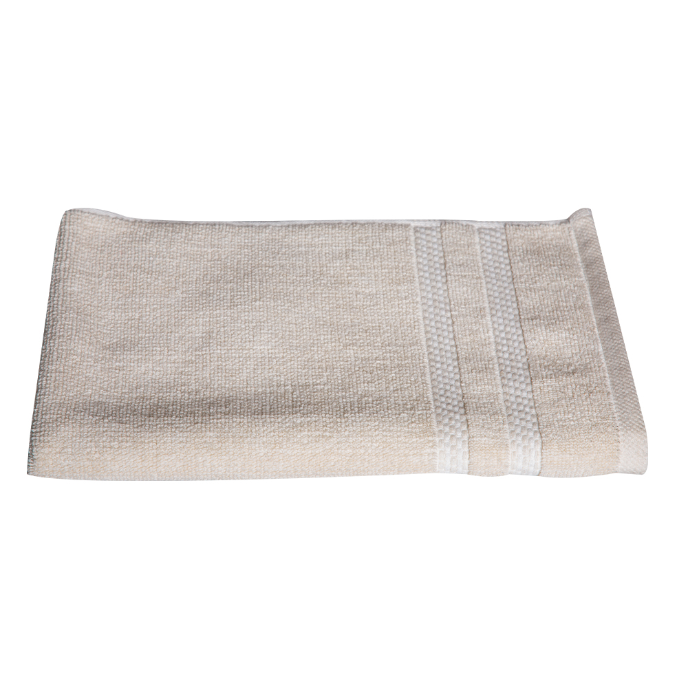 Hand Towel, Melange Design; (41x66)cm, Beige