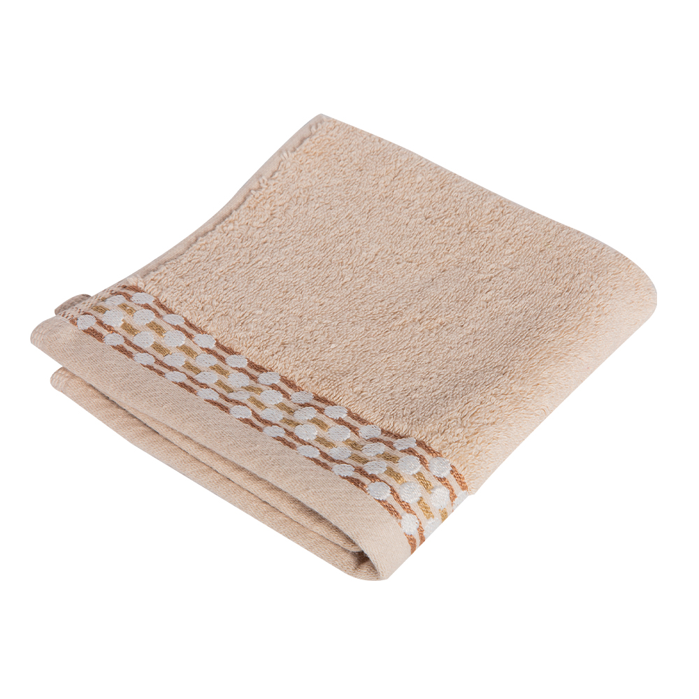 Cannon: Face Towel, Orbit Design; (33×33)cm, Beige 1