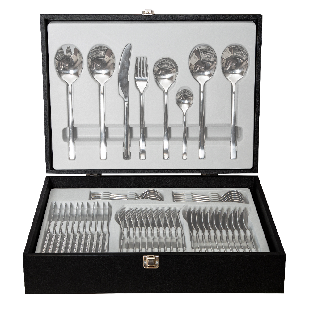 Boxed Cutlery Set: 52pc, Silver 1