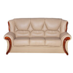 Leather Sofa : 7-Seater (3+2+1+1), Mustard