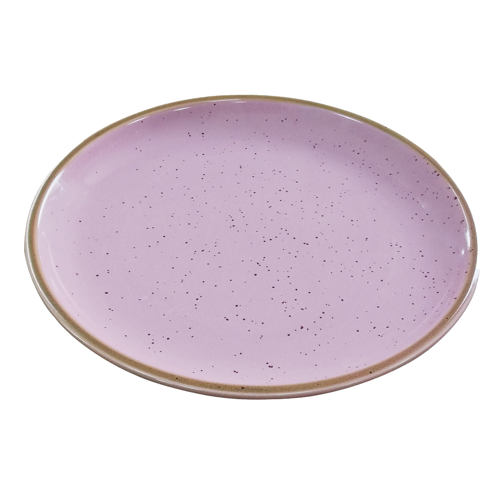 Weida Round Plate Set-4pcs; 21.5cm, Pink