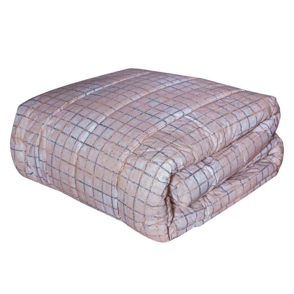 Checked Comforter Set King, Digital 225T: 3pcs 1