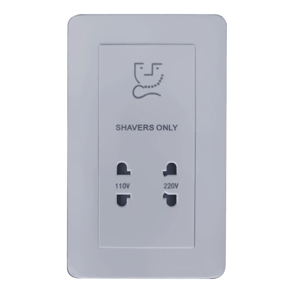 Domus: Shaver Socket, Grey 1