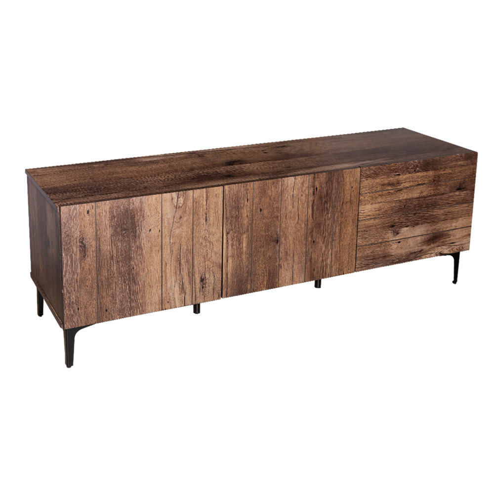 TV Cabinet; (160x40.5x55cm), Brown