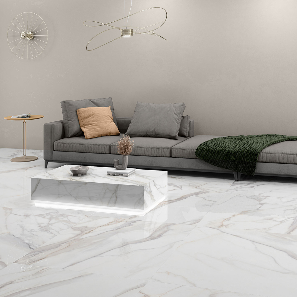 Calcatta Oro: Matt Porcelain Decor Tile; (60.0×120