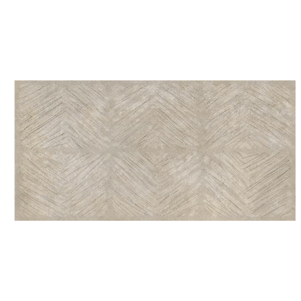 Feroe Greige: Matt Porcelain Decor Tile; (60.0×120