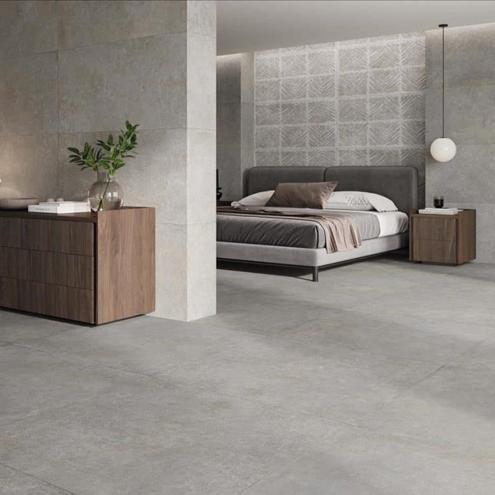 Feroe Grey: Matt Porcelain Tile; (60.0×120