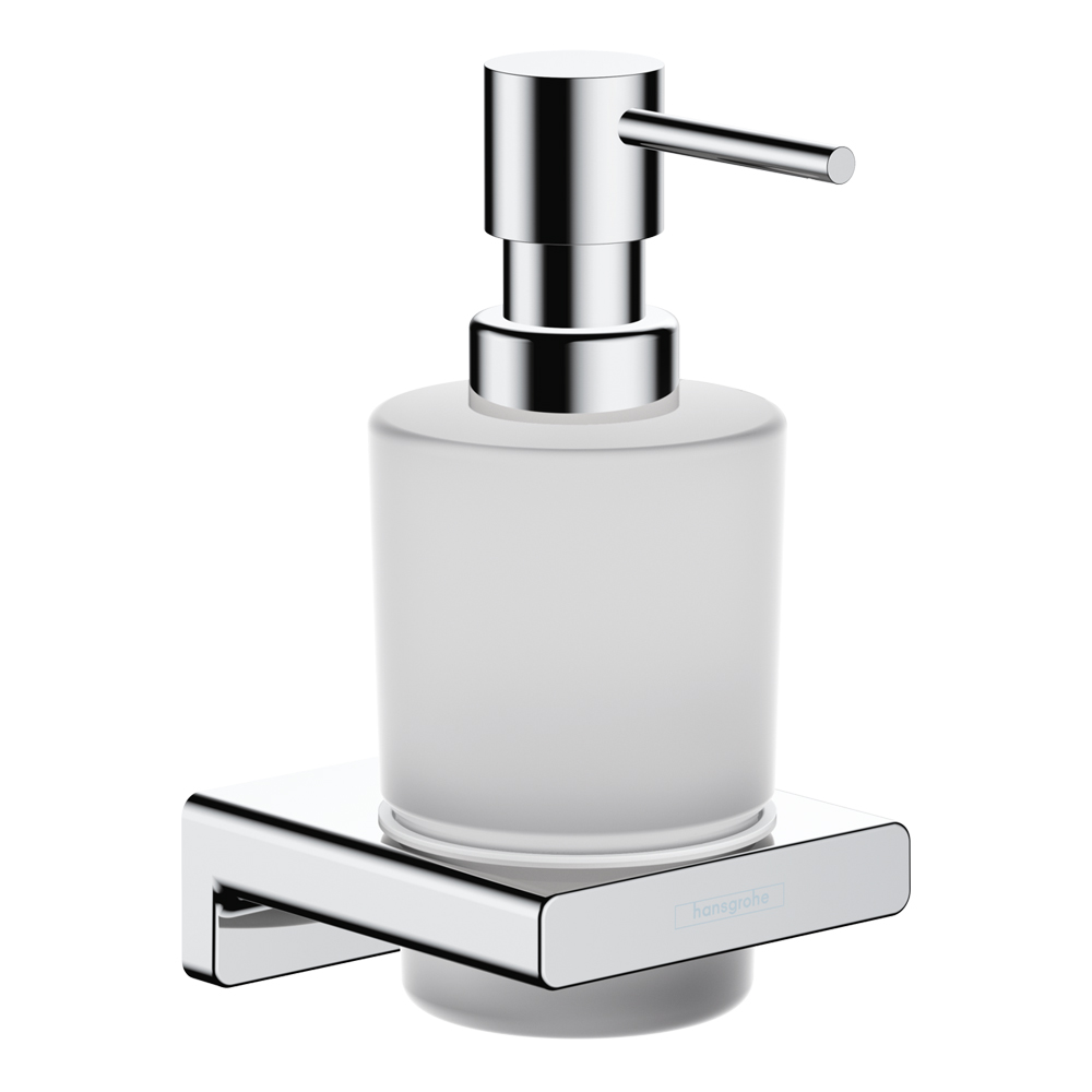 Hansgrohe AddStoris: Liquid Soap Dispenser Wall-Mounted; 200ml, Chrome Plated 1