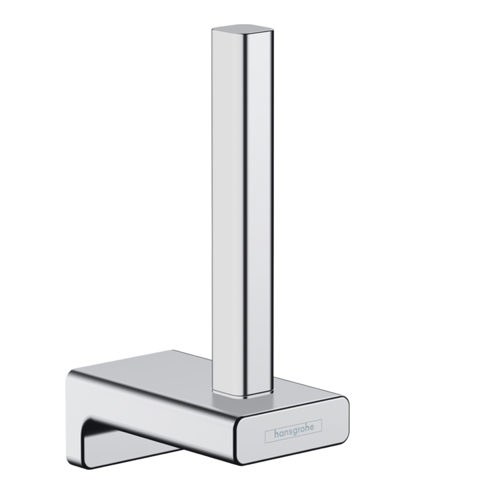 Hansgrohe AddStoris: Spare Roll Holder, Chrome Plated 1