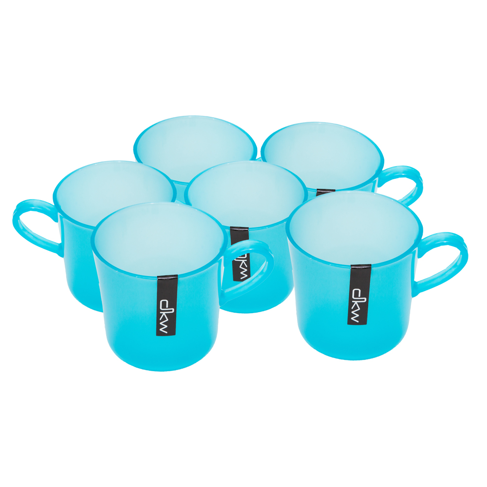 Mug Set-4Pcs; 14OZ, Turquoise 1